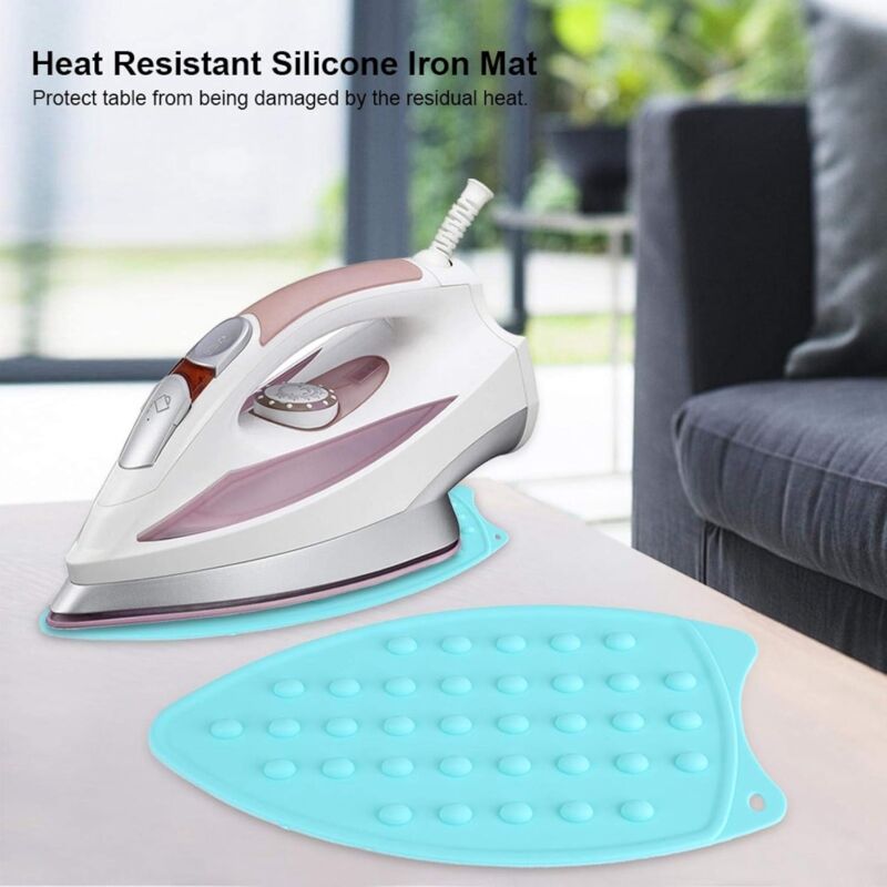 Silicone Iron Rest Pad, Silicone Iron Hot Protective Rest Pad, Heat Resistant Non-Slip Mat For Ironing Heat V1188-MS-227-2540
