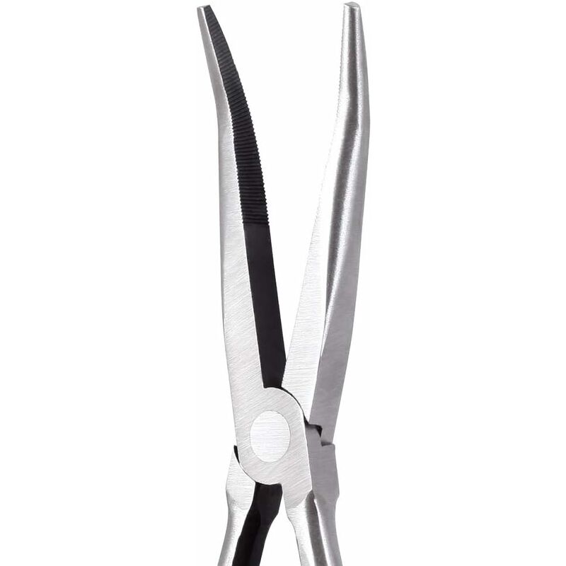 25 Degree Angled Long Nose Pliers - 11" - Long Reach - Jaws V1188-MS-227-2549