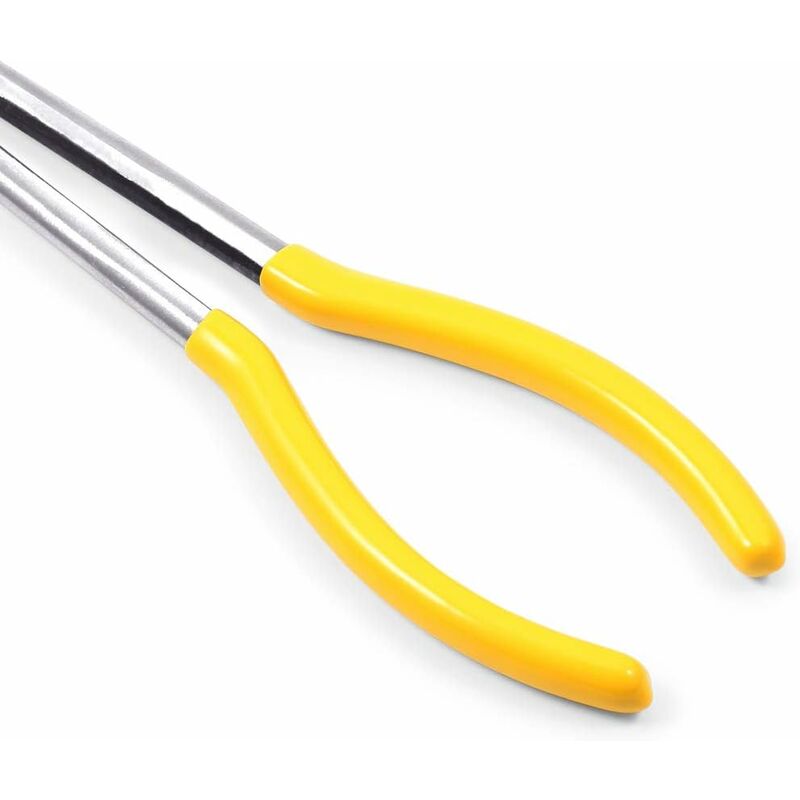 25 Degree Angled Long Nose Pliers - 11" - Long Reach - Jaws V1188-MS-227-2549