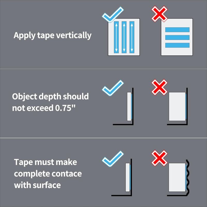 Strong Double Sided Tape (3M), Heavy Duty Double Sided Tape, Traceless, Removable, Reusable, Washable - The V1188-MS-227-2551