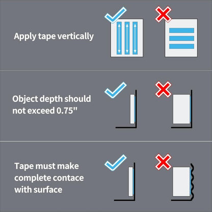 Strong Double Sided Tape (3M), Heavy Duty Double Sided Tape, Traceless, Removable, Reusable, Washable - The V1188-MS-227-2551