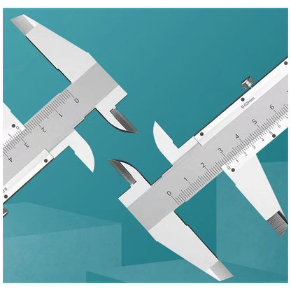 Stainless Steel Analog Vernier Caliper 150Mm / 0.02Mm High Precision Micrometer Tool With Depth, Inside And V1188-MS-227-2552