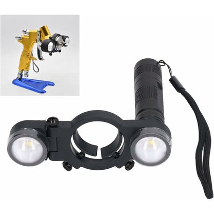 LED Paint Spray Gun Light, Universal LED Paint Spray Gun Light With Adjustable Brightness, For Automotive And V1188-MS-227-2553