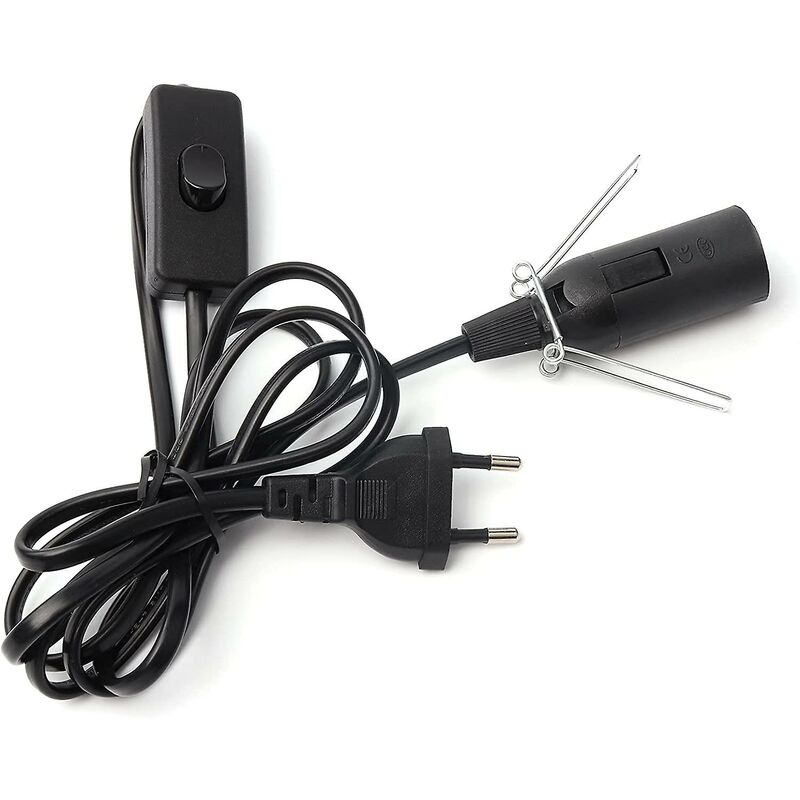 Cable Avec Interrupteur Pour Lampe A Sel - 1,8 M - Douille Pour Lampe De Sel V1188-MS-227-2554