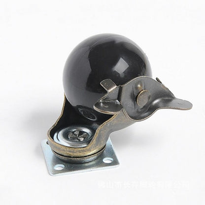 4 pcs Furniture Leg Caster Wheels (1.5Inch (40Mm) - With Brake) V1188-MS-227-2557