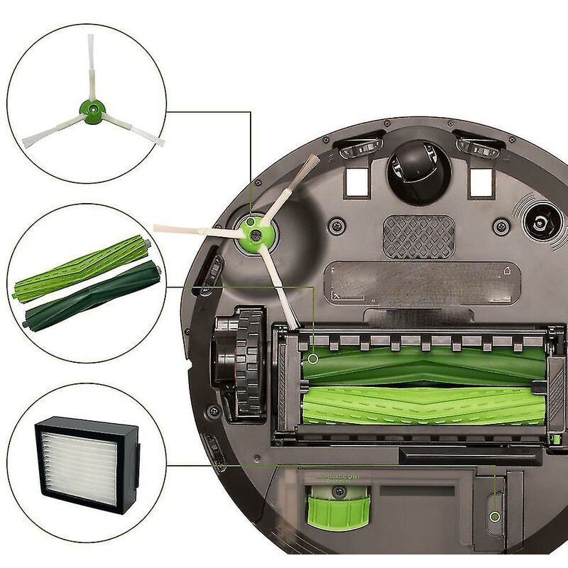 Crea For Irobot ROomba E5 E6 E7 I3+ I4 I6+ I7+ I8 Vacuum Cleaner V1188-MS-227-2562