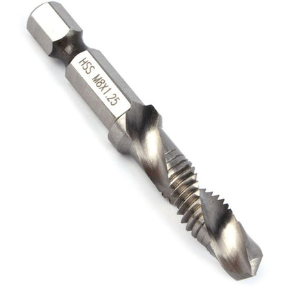 Eosnow M8 Hss 1/4" Hex Shank Drill Bit & Countersink Drill Bits Power Tool Part V1188-MS-227-2566