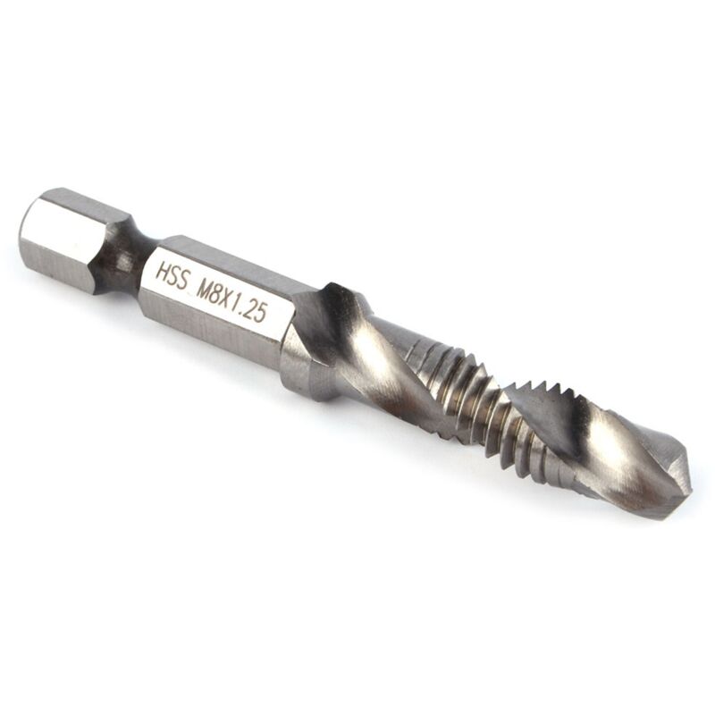 Eosnow M8 Hss 1/4" Hex Shank Drill Bit & Countersink Drill Bits Power Tool Part V1188-MS-227-2566