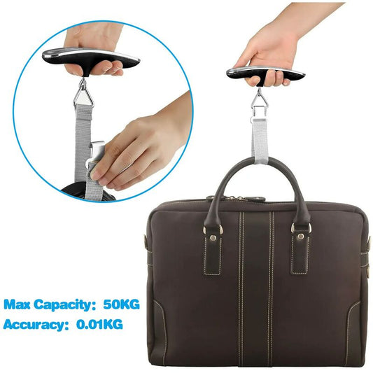 Travel Luggage Scale, Portable Digital Luggage Scale Max 50Kg/110Lb (Lb,G,Oz,Kg) Scale With Hook For V1188-MS-227-2568