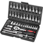 46 pcs Socket Set Chrome Vanadium 1/4" Adapter Set Socket Set For Car Diy V1188-MS-227-2572