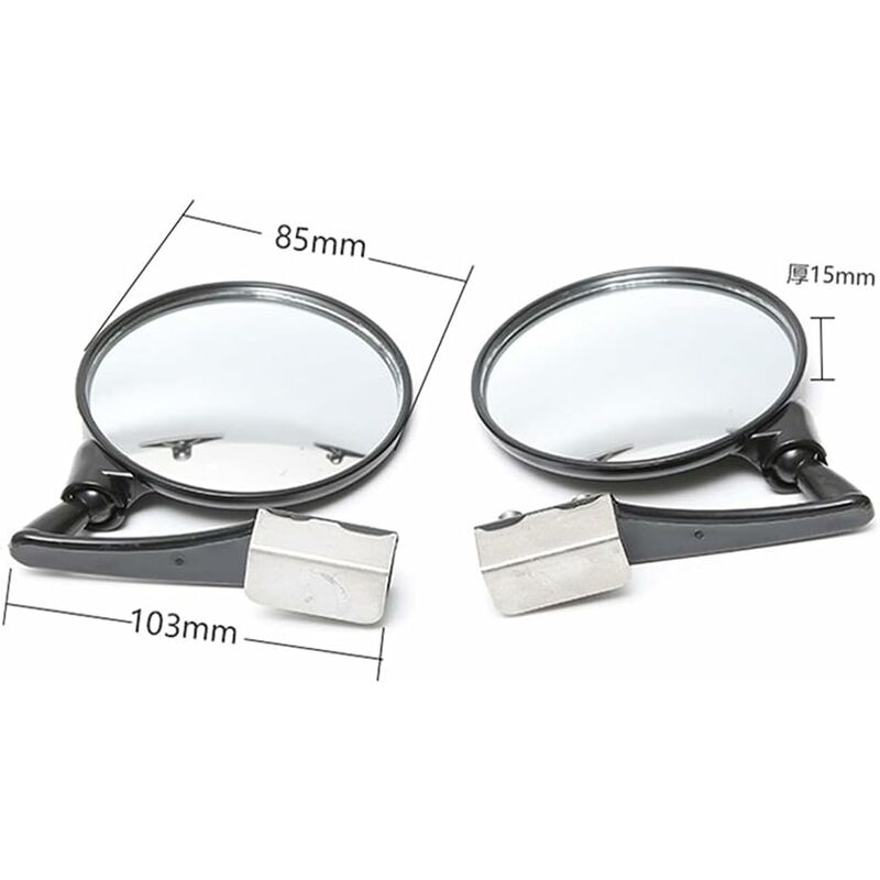 Car Blind Spot Mirrors, Universal Adjustable Auxiliary Mirror, Wide Angle Blind Spot Mirror, Observation V1188-MS-227-2581