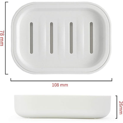 Bathroom Soap Dishes. Strong Drainage. Keep Soap Dry. Easy To Clean Soap Holder (White) V1188-MS-227-2582