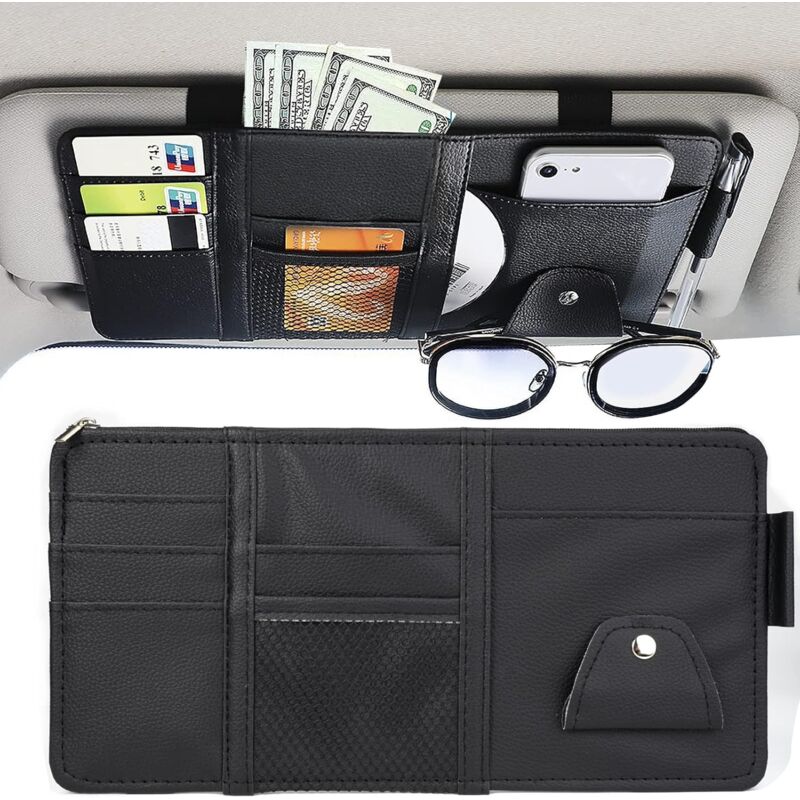 Car Interior Pocket Car Sun Visor Organizer Car Sun Visor Storage Car Sun Visor Clip Organizer Used For V1188-MS-227-2585