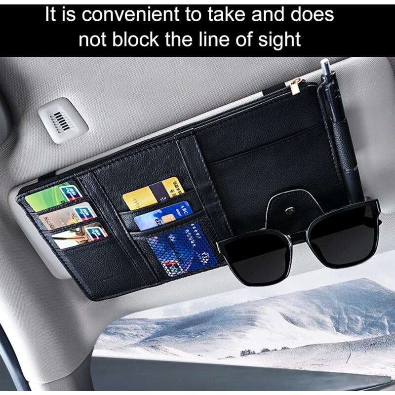 Car Interior Pocket Car Sun Visor Organizer Car Sun Visor Storage Car Sun Visor Clip Organizer Used For V1188-MS-227-2585