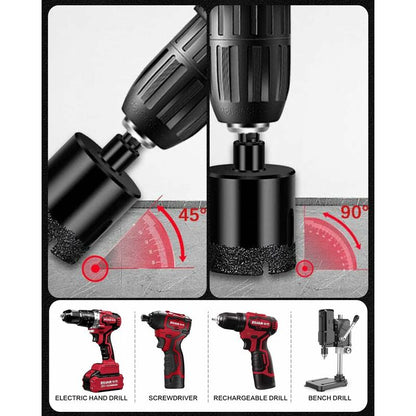25Mm Brazed Core Diamond Hole Saw Drill Bit Hollow Hole Cutter For Glass Porcelain Tile Marble Ceramic Granite V1188-MS-227-2589