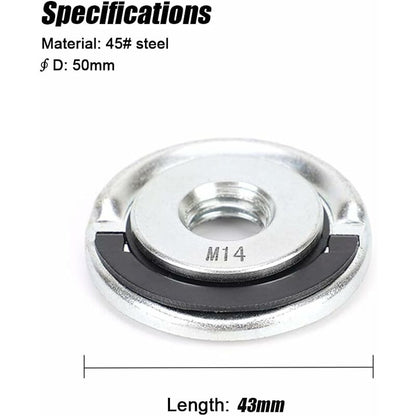 Angle Grinder Nuts Lock Nuts Angle Grinder Accessory Quick Utility Clamping Tool M14 14Mm Fit V1188-MS-227-2595