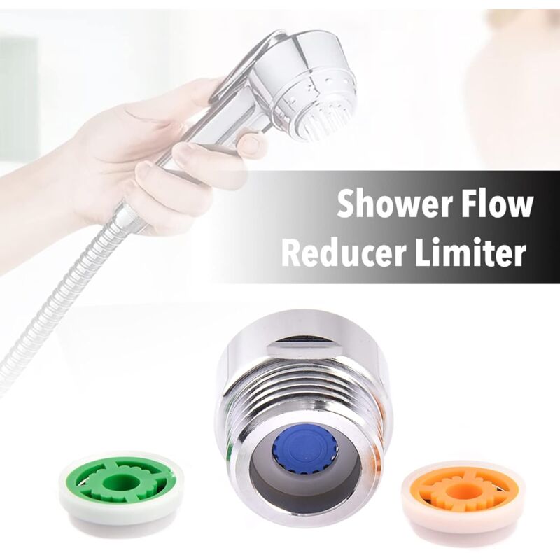 4 pcs Water Flow Restrictor Set, Shower Flow Restrictor Set For Water Saving, Up To 70% Water Saving V1188-MS-227-2596