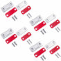 4/8 Pack Adhesive Magnetic Cabinet Door Catches Stainless Steel Kitchen Magnetic Catch For Cupboard Magnetic V1188-MS-227-2604