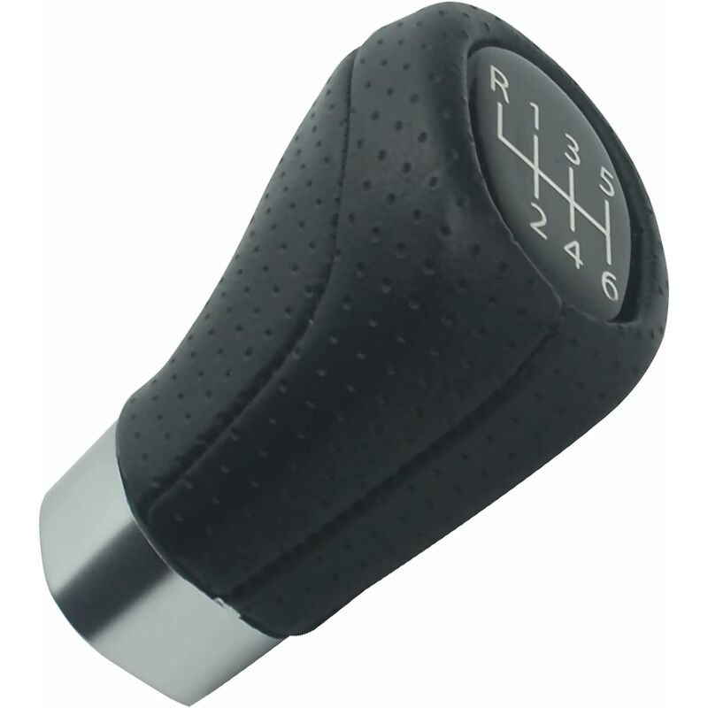 6 Speed Gear Shift Knob Leather Fits For Bmw E34 E36 E38 E39 E46 E53 E60 E61 E63 V1188-MS-227-2605