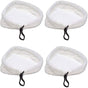 4 pcs Steam Mop Replacement Cloths, Microfiber Cloth Pads, Triangular Microfiber Floor Cloths, Suitable For V1188-MS-227-2611