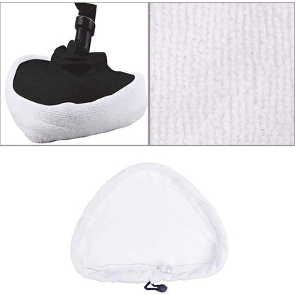 4 pcs Steam Mop Replacement Cloths, Microfiber Cloth Pads, Triangular Microfiber Floor Cloths, Suitable For V1188-MS-227-2611