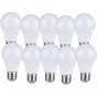 Pack Of 10 Pack Of 10 E27 9W A60 LED Bulbs - Warm White Light 4200K - 806 Lumen V1188-MS-227-2613