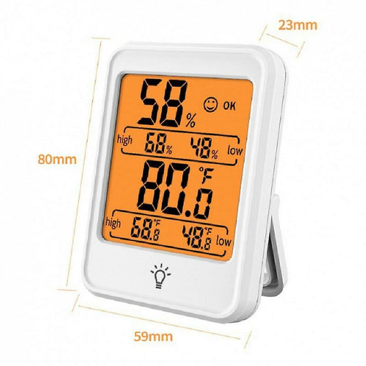 ROom Thermometer Digital Indoor Thermometer Hygrometer, Mini Temperature Monitor And Hygrometer For Home V1188-MS-227-2616