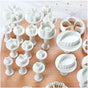 33 Pieces Fondant Cake Decorating Tools Set For Birthday Cake Decorating Fondant Cookie Sugar Paste V1188-MS-227-2623