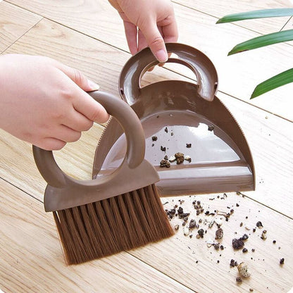 Dustpan And Brush Set Multifunctional Cleaning Tool Mini Sweeper With ROund Handle Dustpan Dustpan For Home V1188-MS-227-2625