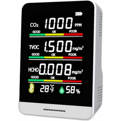 Co2 Detector Temperature Humidity Detection Tool Smart Office Indoor Outdoor High Precision Fast Detection V1188-MS-227-2627