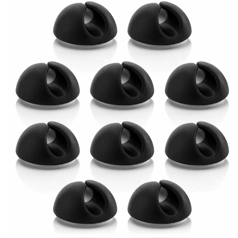 10X Cable Clips Cable Holder Cable Management Cable Fixing Cable Organizer For Cables Up To 8Mm Cable Clips V1188-MS-227-2630