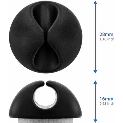 10X Cable Clips Cable Holder Cable Management Cable Fixing Cable Organizer For Cables Up To 8Mm Cable Clips V1188-MS-227-2630