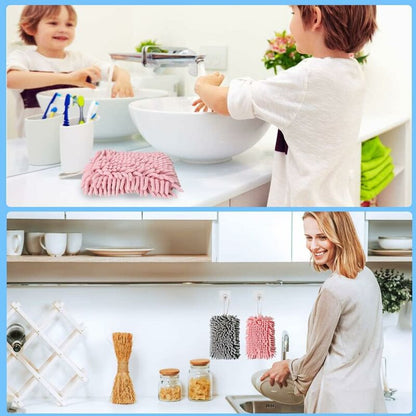 Hanging Hand Towel, Soft And Plush Microfiber Towel, Super Absorbent Quick Drying Towels With Hanging Loop V1188-MS-227-2631