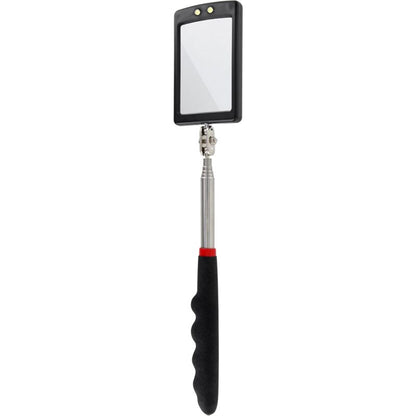 Ultra Slim LED Telescopic Mirror - Battery Included - Super Clear - Extendable Up To 88Cm - Double Ball Joint V1188-MS-227-2632
