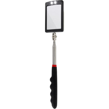 Ultra Slim LED Telescopic Mirror - Battery Included - Super Clear - Extendable Up To 88Cm - Double Ball Joint V1188-MS-227-2632