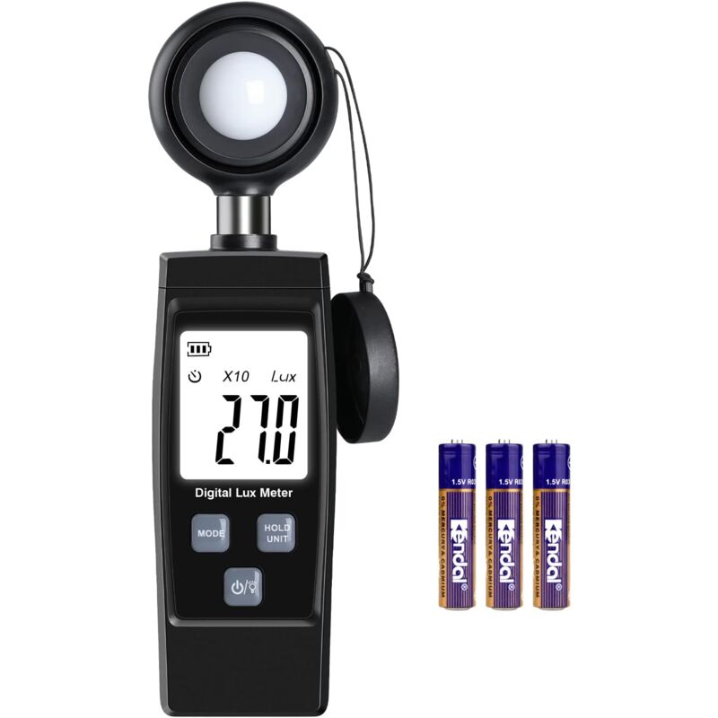 Digital Lux Meter, Practical Plant Exposure, Full With Waves Up To 200,000 Lux, Lux Meter With V1188-MS-227-2651