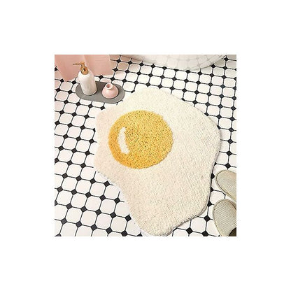Funny Bathroom Rug Egg Pattern Entryway Kitchen Bedroom Carpet Chic Doormat, 70 X 58 Cm V1188-MS-227-2652
