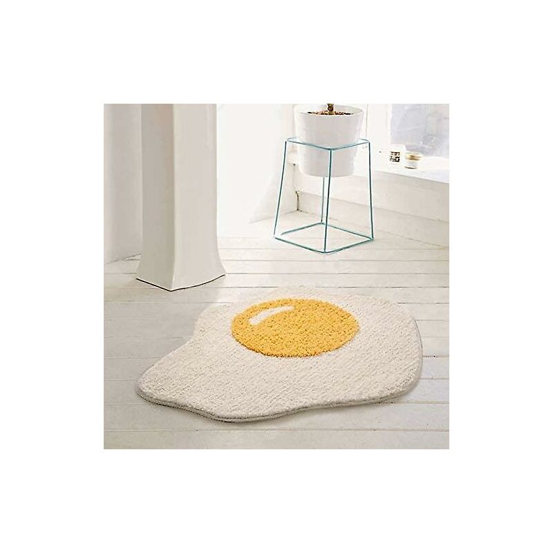Funny Bathroom Rug Egg Pattern Entryway Kitchen Bedroom Carpet Chic Doormat, 70 X 58 Cm V1188-MS-227-2652
