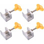 Sliding Window Lock 4 Pieces Sliding Door Lock Adjustable Window Lock Adjustable Sliding Door Locks Aluminum V1188-MS-227-2657