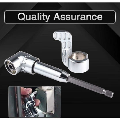 105 Degree Right Angle Drill Bit Extension Socket For Narrow Corner With Strong Magnet, Hex Head Screwdriver V1188-MS-227-2661