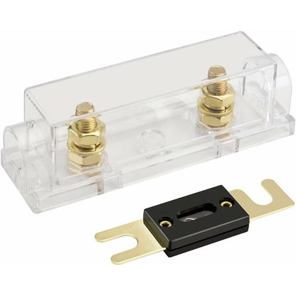 Car Fuse Holder - Audio, Video, Stereo Anl - Gauge 0 2 4 - Input And Output With 250A Anl Fuse V1188-MS-227-2664