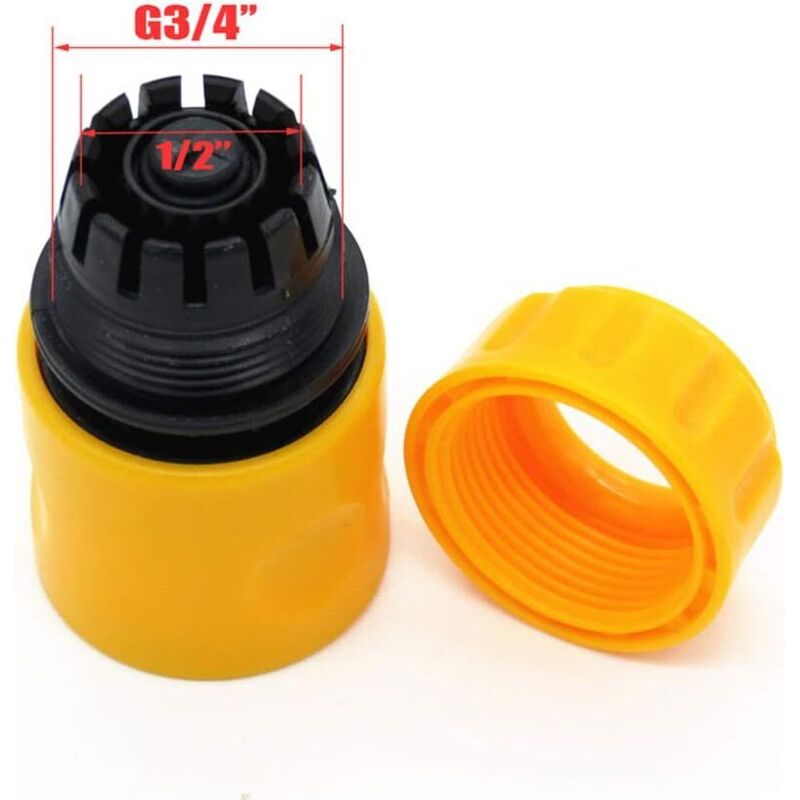 2Pack (6 pcs) Garden Hose Connector Kits With Tap Connectors V1188-MS-227-2670