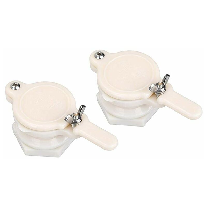 pcs Honey Gate Valve Abs Plastic 2.36" Extractor Tap Honey Extractor Equipment Honey Tap For Beekeeper (White V1188-MS-227-2671