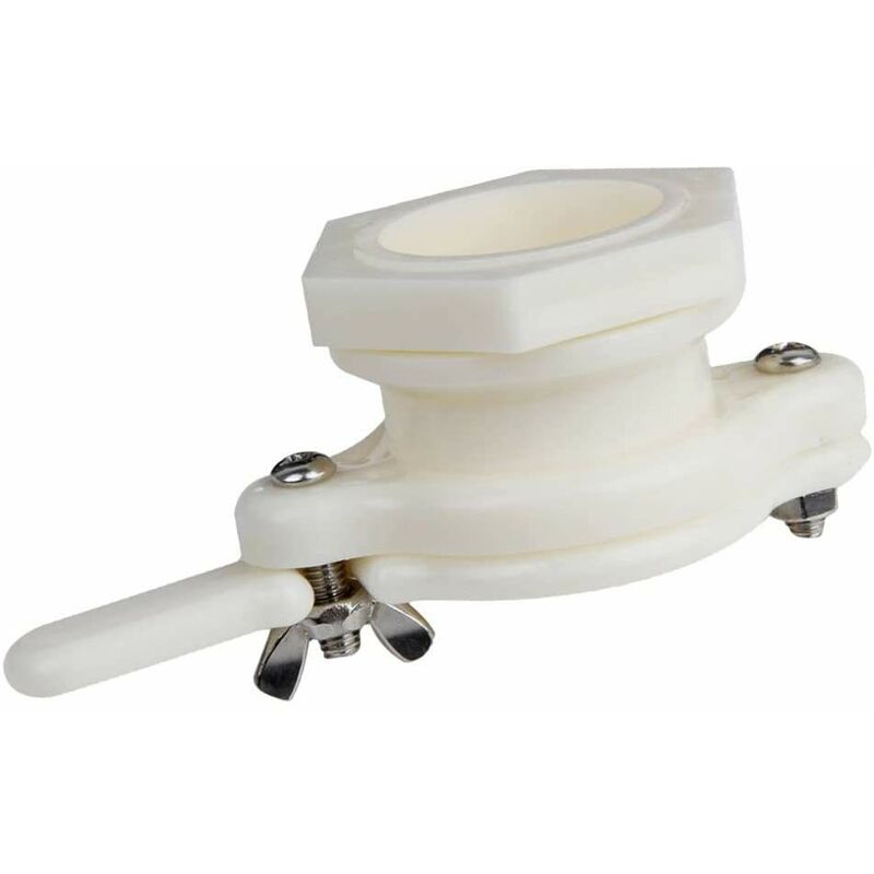 pcs Honey Gate Valve Abs Plastic 2.36" Extractor Tap Honey Extractor Equipment Honey Tap For Beekeeper (White V1188-MS-227-2671