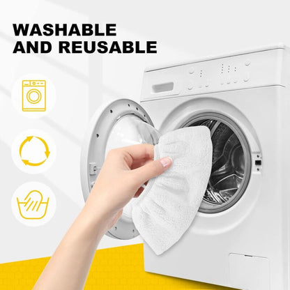 8 pcs Microfiber Cloths For Karcher, Hand Nozzle Cloths Accessory For Steam Cleaners Sc 1, 2, 3, 4, 5 V1188-MS-227-2674