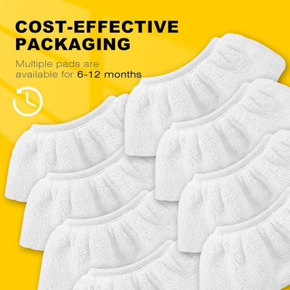 8 pcs Microfiber Cloths For Karcher, Hand Nozzle Cloths Accessory For Steam Cleaners Sc 1, 2, 3, 4, 5 V1188-MS-227-2674