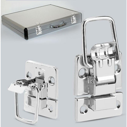 10 pcs Drawer Hardware Clasp Lock For Metal Jewelry Box Suitcase Lock Chests Latch V1188-MS-227-2686