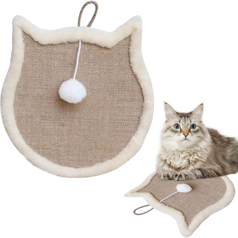 Cat Scratching Post, Cat Scratcher Cardboard Cat Scratcher Cardboard Cat Bowl Durable Cat Scratching Bed High V1188-MS-227-2694