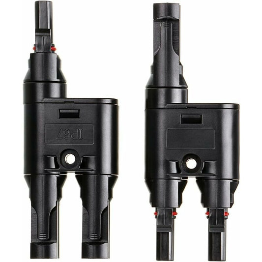 H- 1X Pair Of Solar Panel Connector (1 To 2 Branches), Mc4 Durable And Saving For Family V1188-MS-227-2696