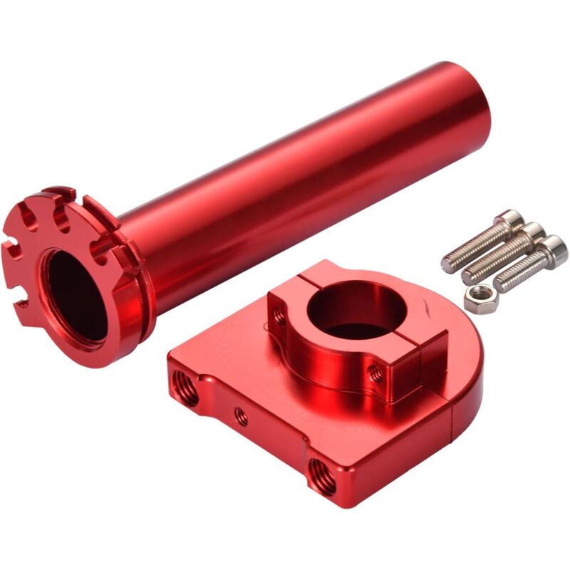 7/8" 22Mm Twist Throttle Grip With Handlebar Clamp Replacement For 50Cc 70Cc 90Cc 110Cc 125Cc Sport Motocross V1188-MS-227-2713